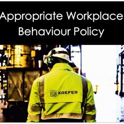 Appropriate Workplace Behaviour KAEFER Policy